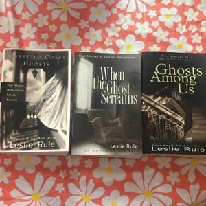 3 pack lot of ghost books by Leslie Rule